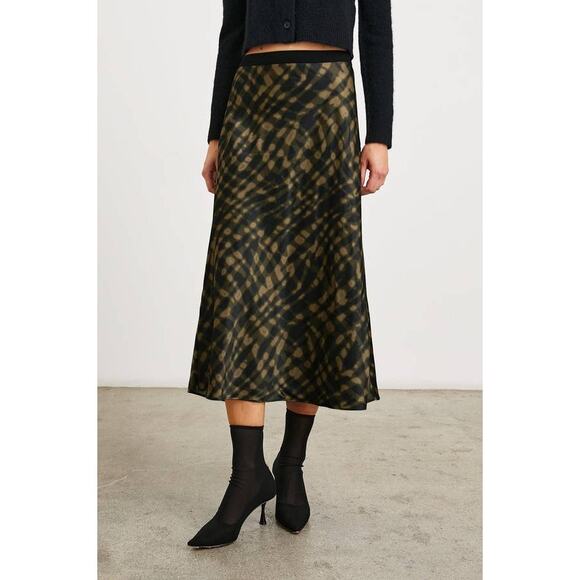 Rails Berlin Bias Cut Skirt in Cypress S - Picture 2 of 4